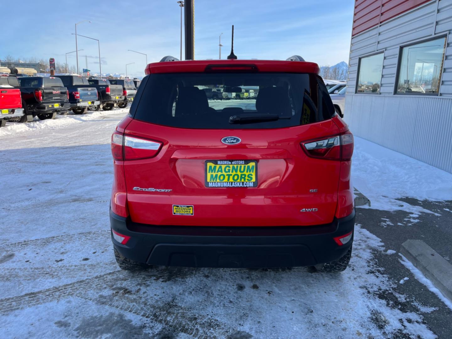 2021 Red /Black Ford EcoSport (MAJ6S3GL3MC) , located at 1960 Industrial Drive, Wasilla, 99654, (907) 274-2277, 61.573475, -149.400146 - Photo#4